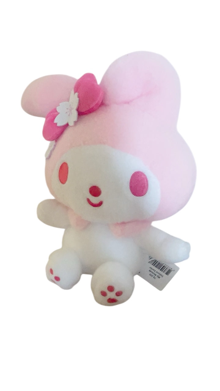 My Melody 13.3” Sakura Plush Doll – Soft Pink Flower-Themed Stuffed Toy