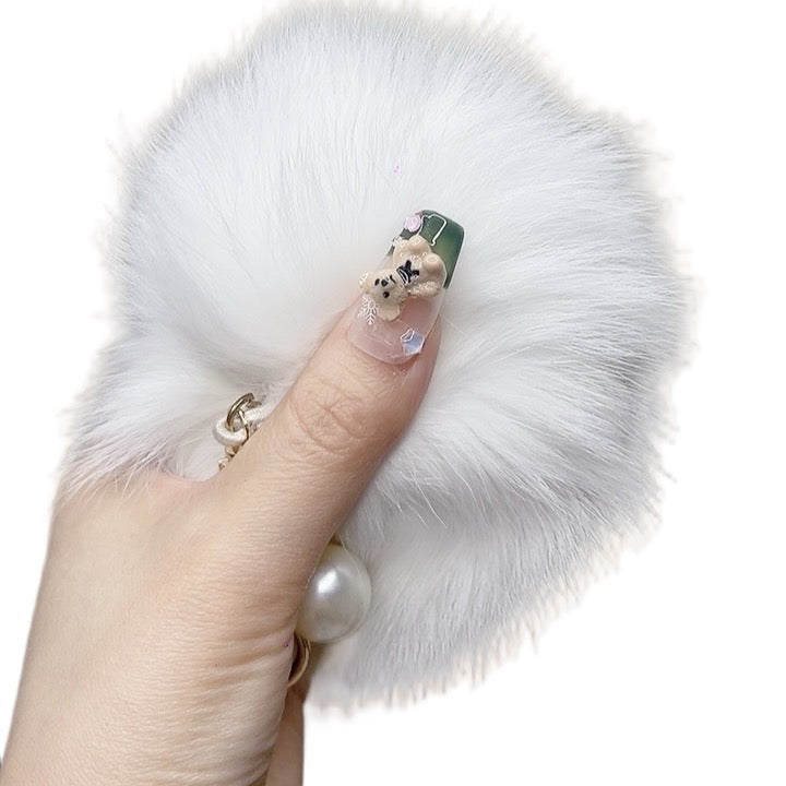 Red & Green Long Coffin Press-On Nails with 3D Christmas Design | Tipora 087