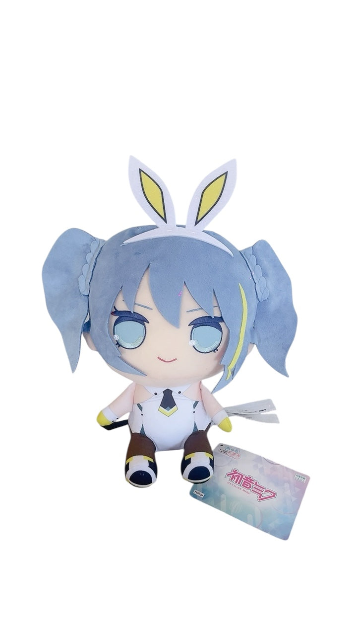 Hatsune Miku Sporty Rabbit Ver. Plush – Soft Anime Stuffed Doll with Rabbit Ears